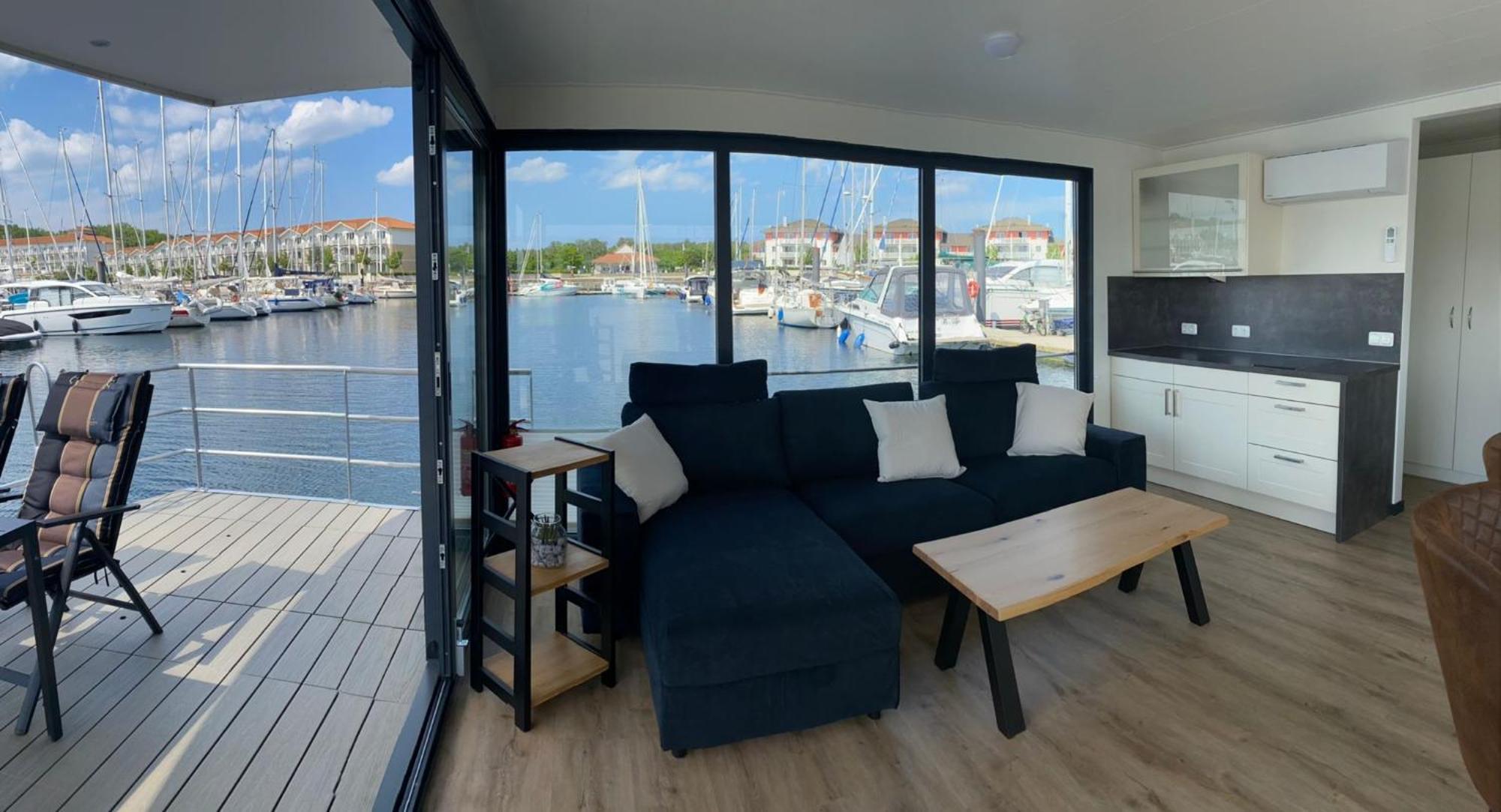 Urlaub Auf Dem Wasser Mit Einmaligen Ausblick - Well Hausboote Boltenhagen 10 Exteriör bild